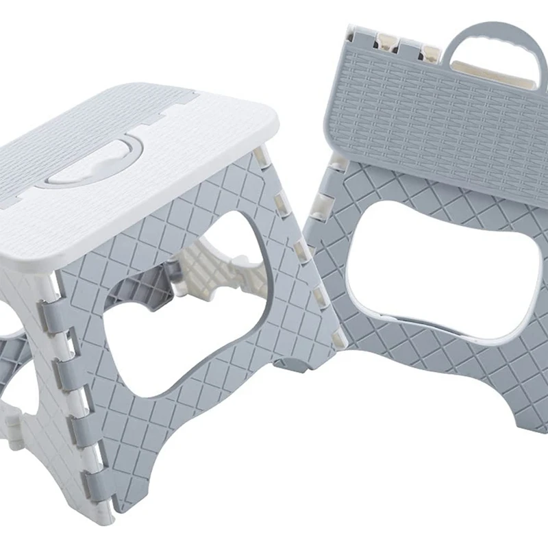 Folding Step Stool - Portable, Small Size For Easy Storage, Easy For Adults To Use In The Bathroom, Garden, Kitchen image 3