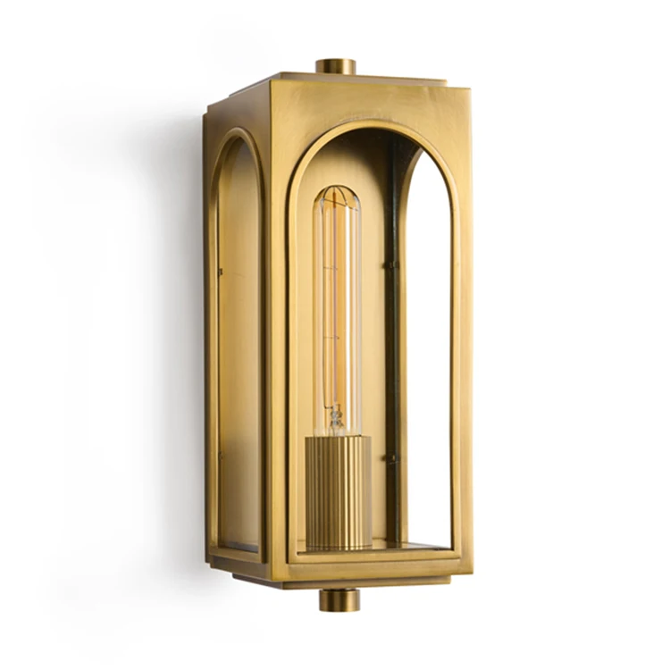 American Modern Wall Light Steel Decorative Emitting Diode Outdoor Wall Light