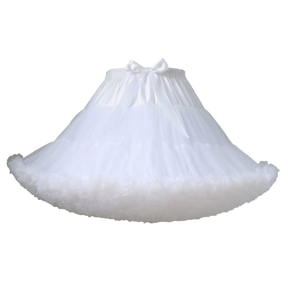 Adult Ordinary Standard Edition monocromatico disossato Soft Girl Mesh Bubble Skirt pieghettato Dance Ballet Tutu Crinoline