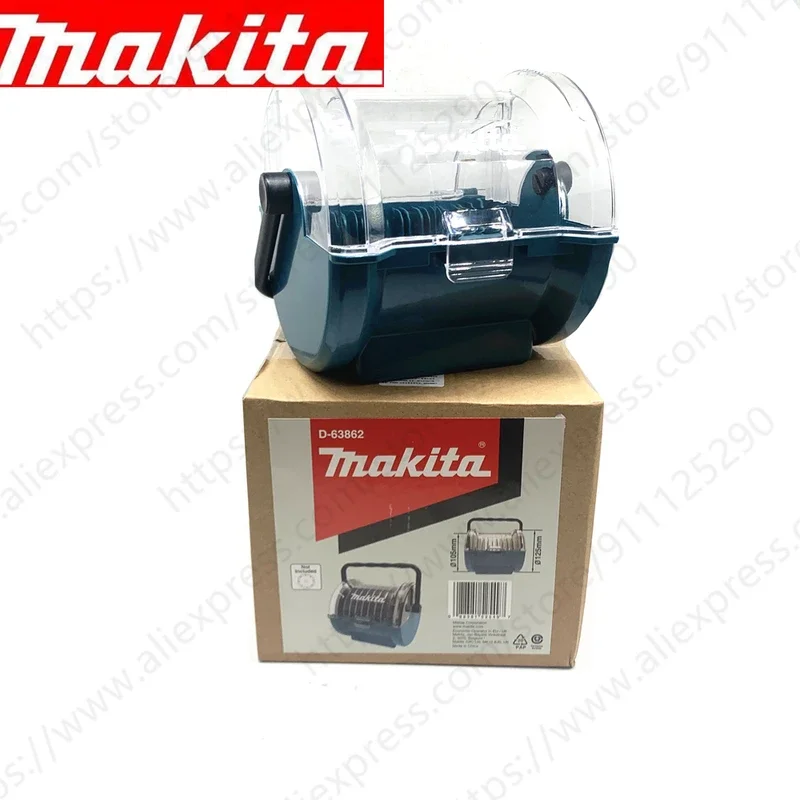 Makita Grinding Blade Box Angle Grind Saw Blade Storage Case Cutting Disc Portable Tool Box Plastic Blade Boxes D-63862