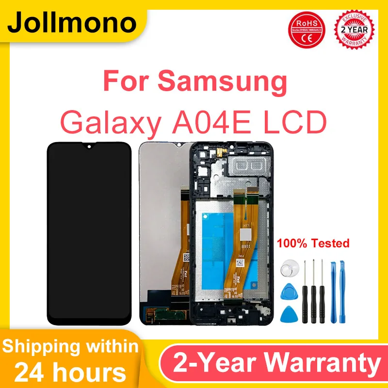 

Origina LCD For Samsung Galaxy A04e A042F LCD Display Screen Touch Panel Digitizer Replacement For Samsung A04e LCD With Frame