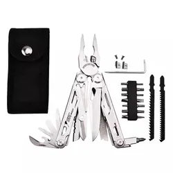 Sqt MQ-23 Multitool Outdoor Camping Vouwgereedschap Mes Tang Tactische Multifunctionele Edc Tang Schaar Mini Zaag