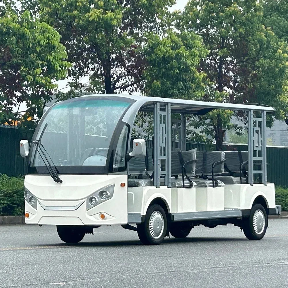 The latest tourist electric shuttle 11-seat electric shuttle bus, sightseeing bus, suitable for resort hotels, best-selling