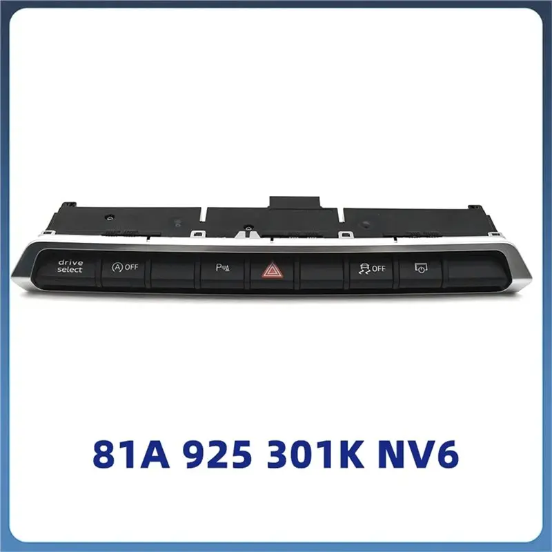 Dual Flash Hazard Button For Q2 2017-2025 81A925301K Car Multi Control Switch Driveselect Parking Switch
