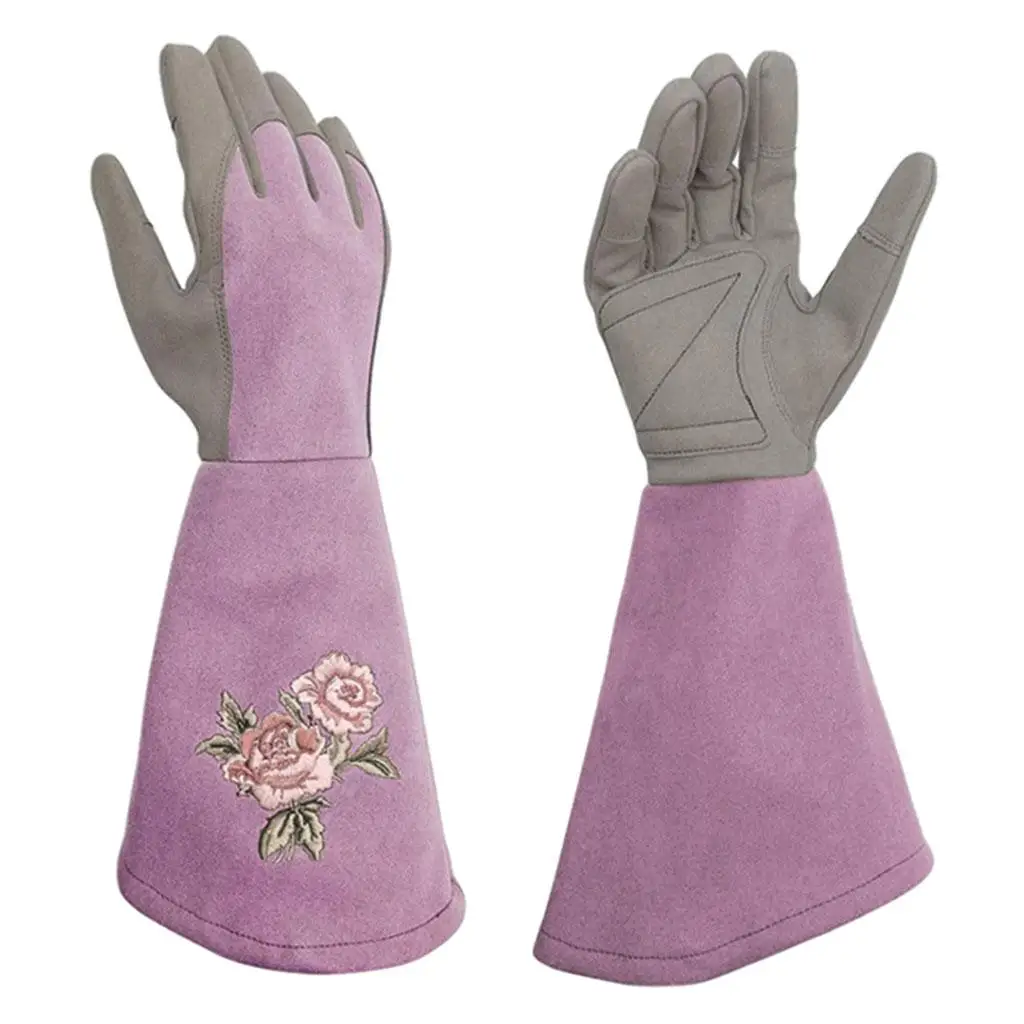 Leather Gardening Gloves Gloves Thorn Work Gloves for Thorny Bushes Men and