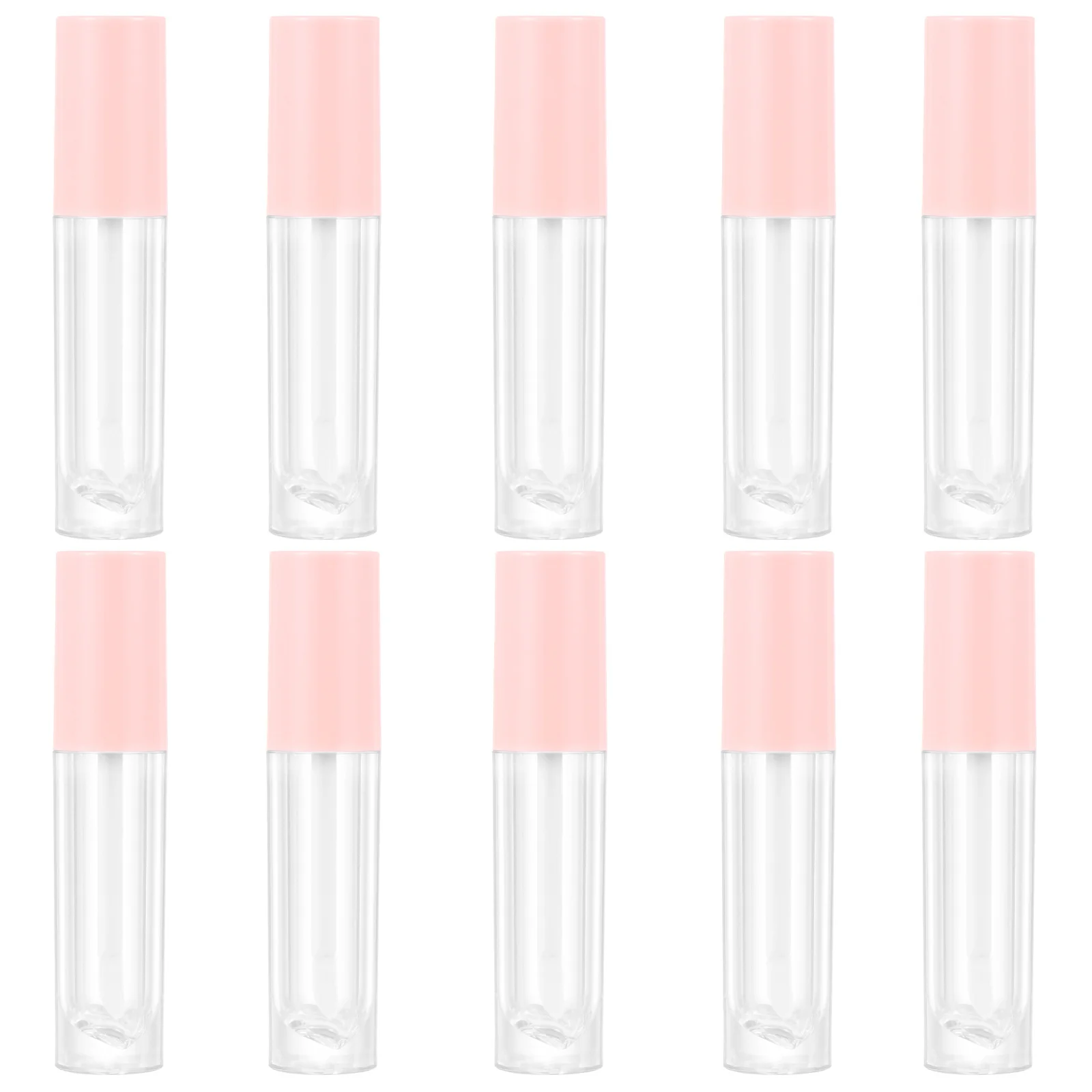 10pcs 3Ml Gloss Tube Container Mini Refillable Color Vials For Travel Daily Use Lip Balm Bottle Lip Glazes Tube