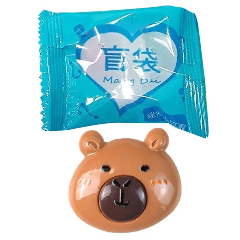 小さなカピバラの置物ミニチュア樹脂、カピバラの像、ホームアート、装飾動物