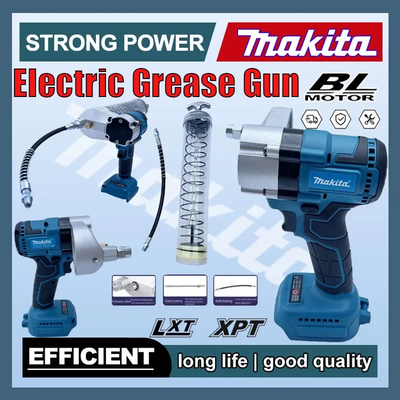 

Makita смазочное масло высокого давления, инжекторная машина, смазочные пистолеты, бесщеточный электрический смазочный пистолет для батареи 20 В