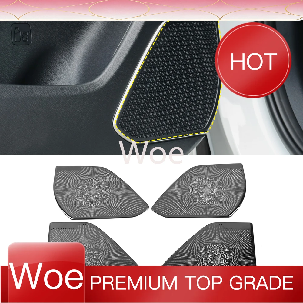 WoeFor GAC GS4 (A39) 2020 2021 2022 2023 Car Door Audio Speaker Cover Loudspeaker Pad Trim Frame Sticker Interior Accessories
