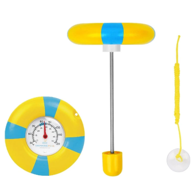  Floating Spa Thermograph Detector with Metal Probe and Easy Read Pointer Face