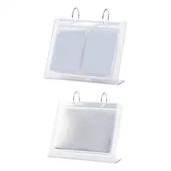 Desktop Acrylic Photo Album Small Scrapbook Album Mini Photo Book Flip Photo Album for Mini Film Photo Display Family Table