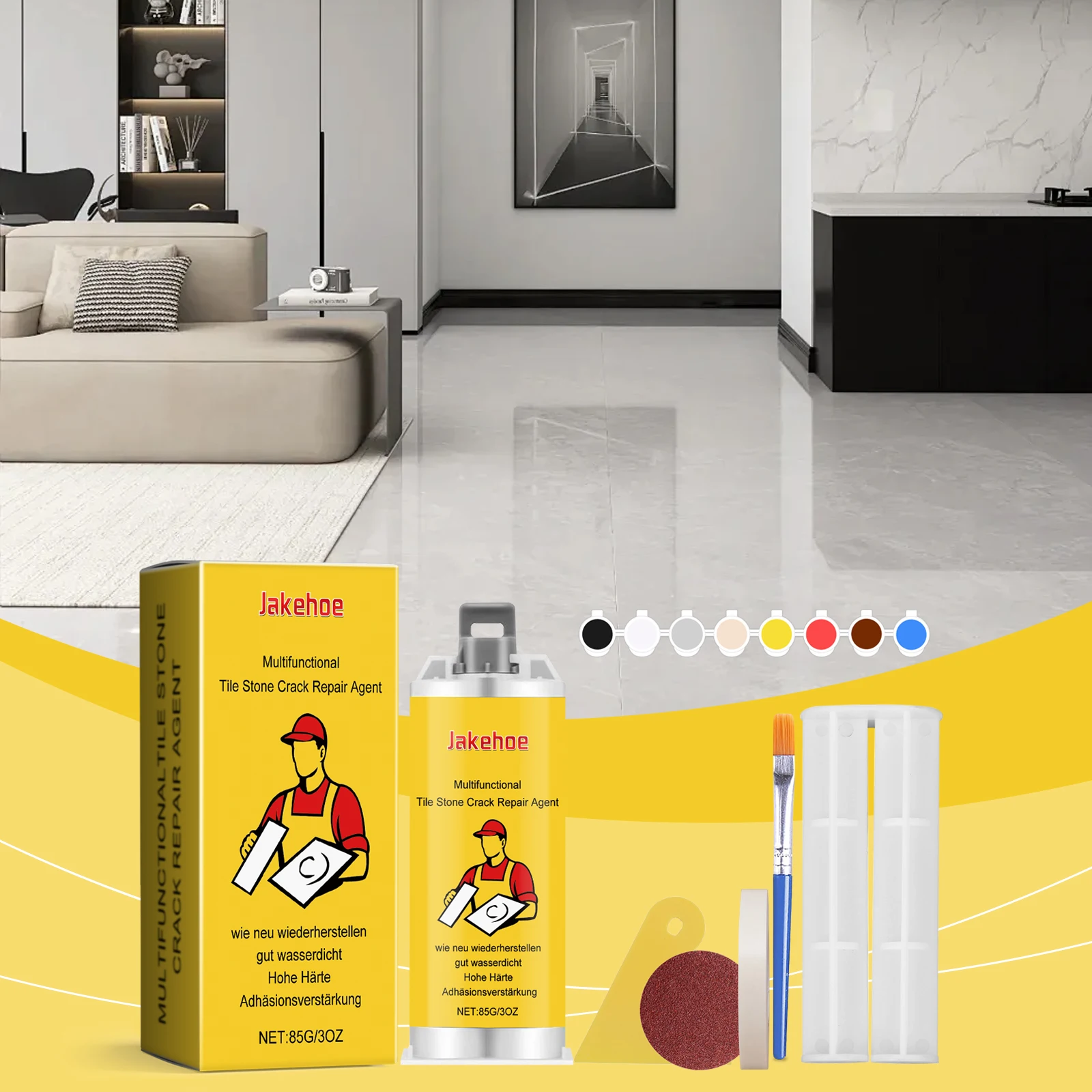 

Multifunctional Tile Stone Crack Repair Kit Porcelain Tile Granite Marble Fix Tub Chips And Sink Cracks With Super Adhesio Tools