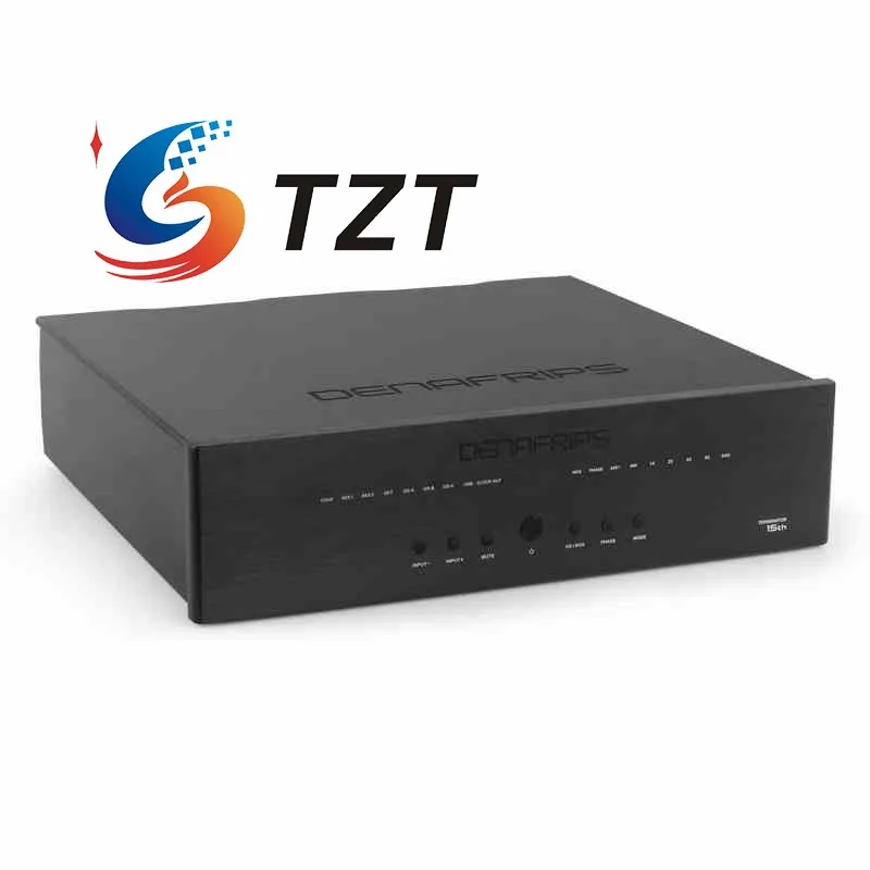 TZT DEAFRIPS ブラック/シルバー TERMINATOR 15th デジタル オーディオ デコーダ バランス R2R DAC サポート高精度 OCXO クロック出力