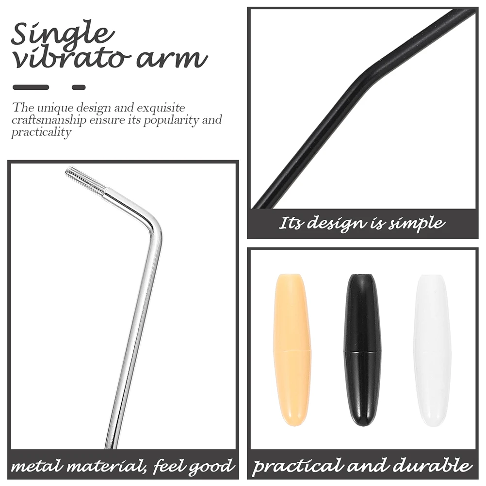 

1 set 1 Set Metal Whammy Bar Electric Guitar Part Durable High Glossy Tremolo Arm For Electric Guitars Vibrato Accessory Tool