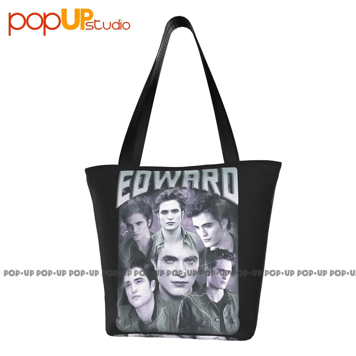 Edward Cullen Robert Pattinson Twilight Fashion Handbags Beach Bag Shopping Bag Eco-Friendly