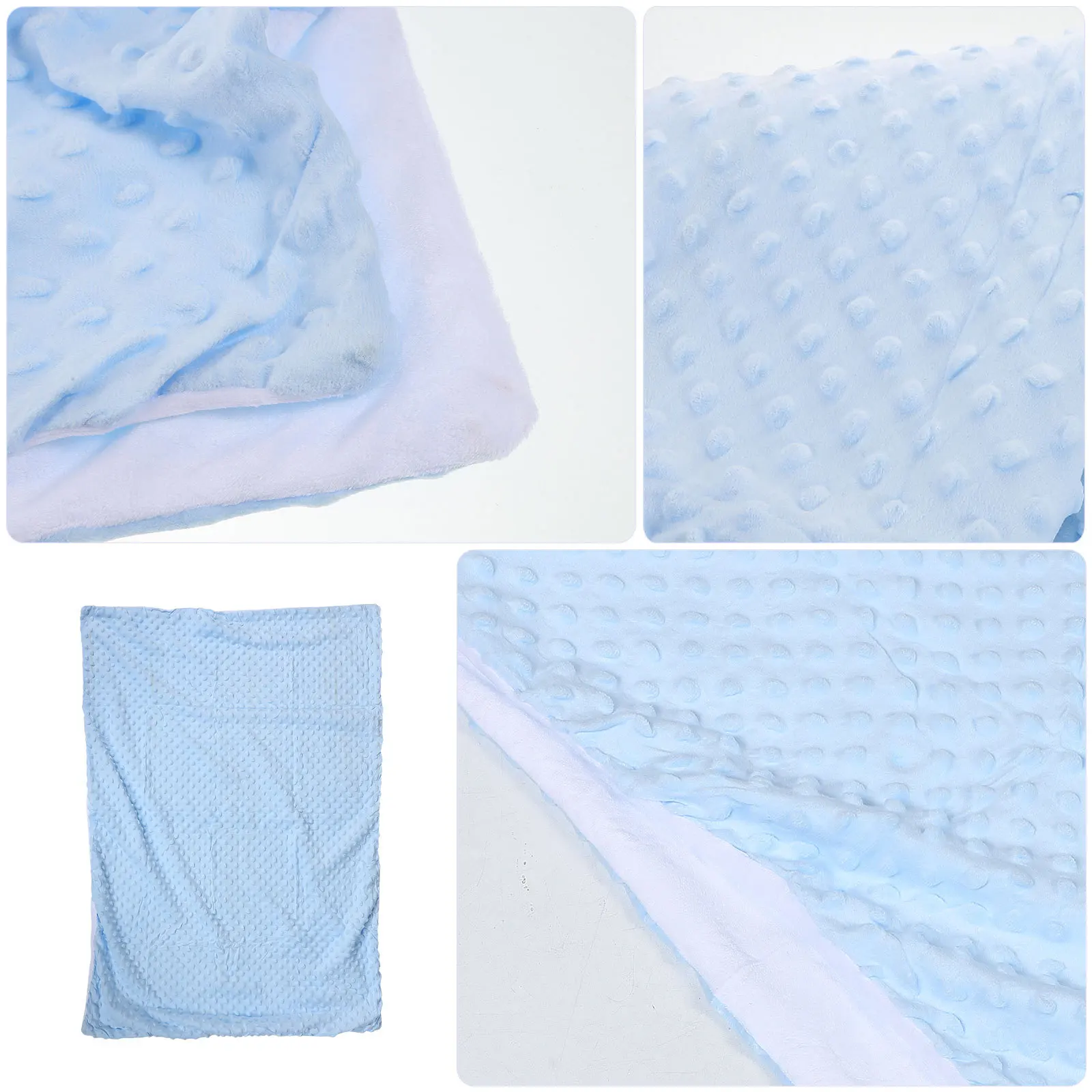 بطانية أطفال للتدليك الحسي، خرز حراري، سميك ومريح لعربة الأطفال حديثي الولادة للجنسين، ناعم ومريح #2