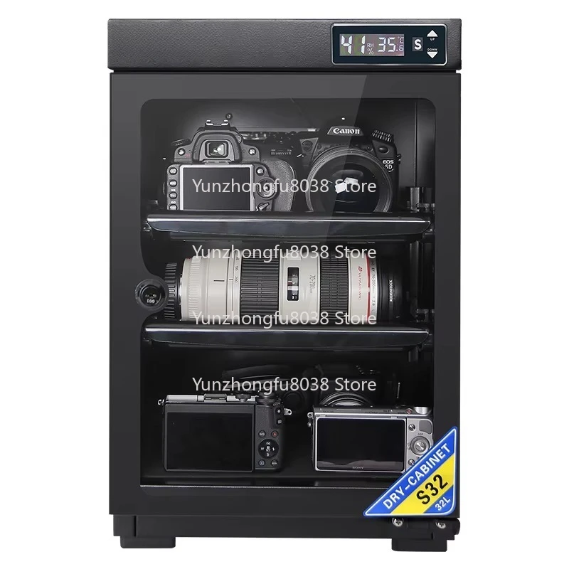 DC-30L EDC-30L Electronic Dry Cabinet Camera Dehumidification Storage Box for Optimal Preservation