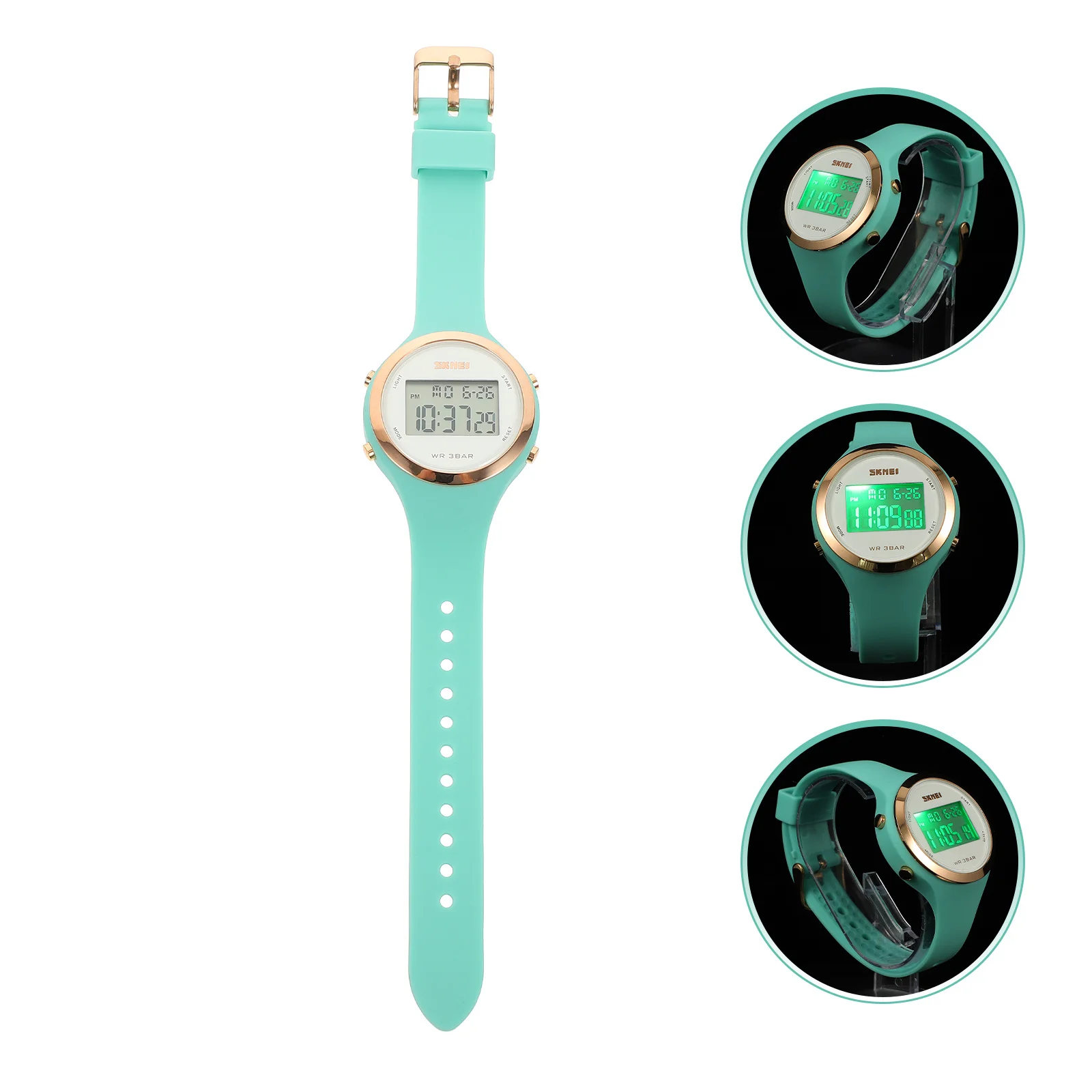 

1 set Digital Sports Watch Large Display Outdoor Electronic Wristwatch For Men Women Multifunctional Quartz Watch