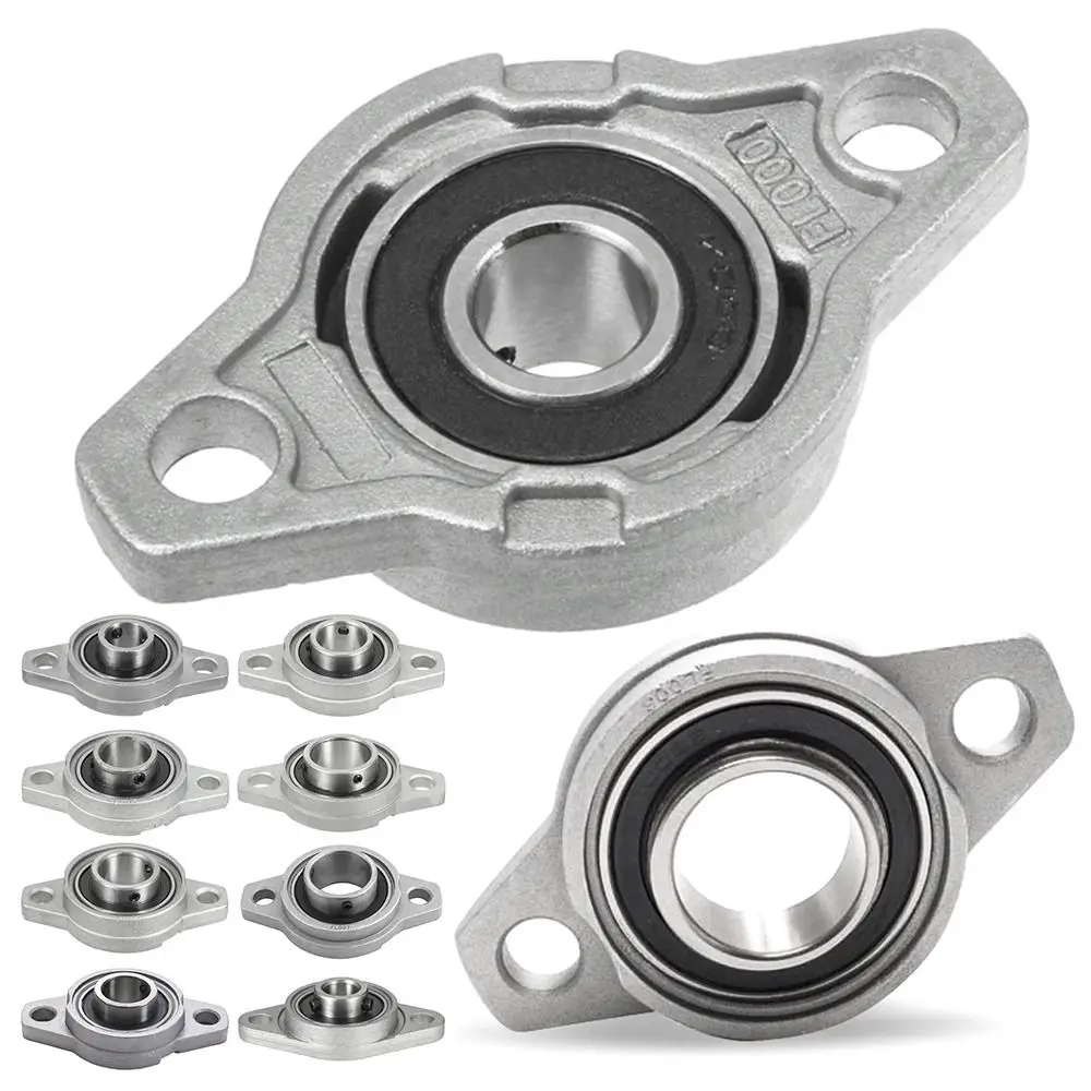 Durable 8mm 10mm 12mm 15mm Mounted Block Housing Thrust Bearing KFL08 KFL10 KFL12 KFL15 Pillow Block Bearing ZINC Alloy