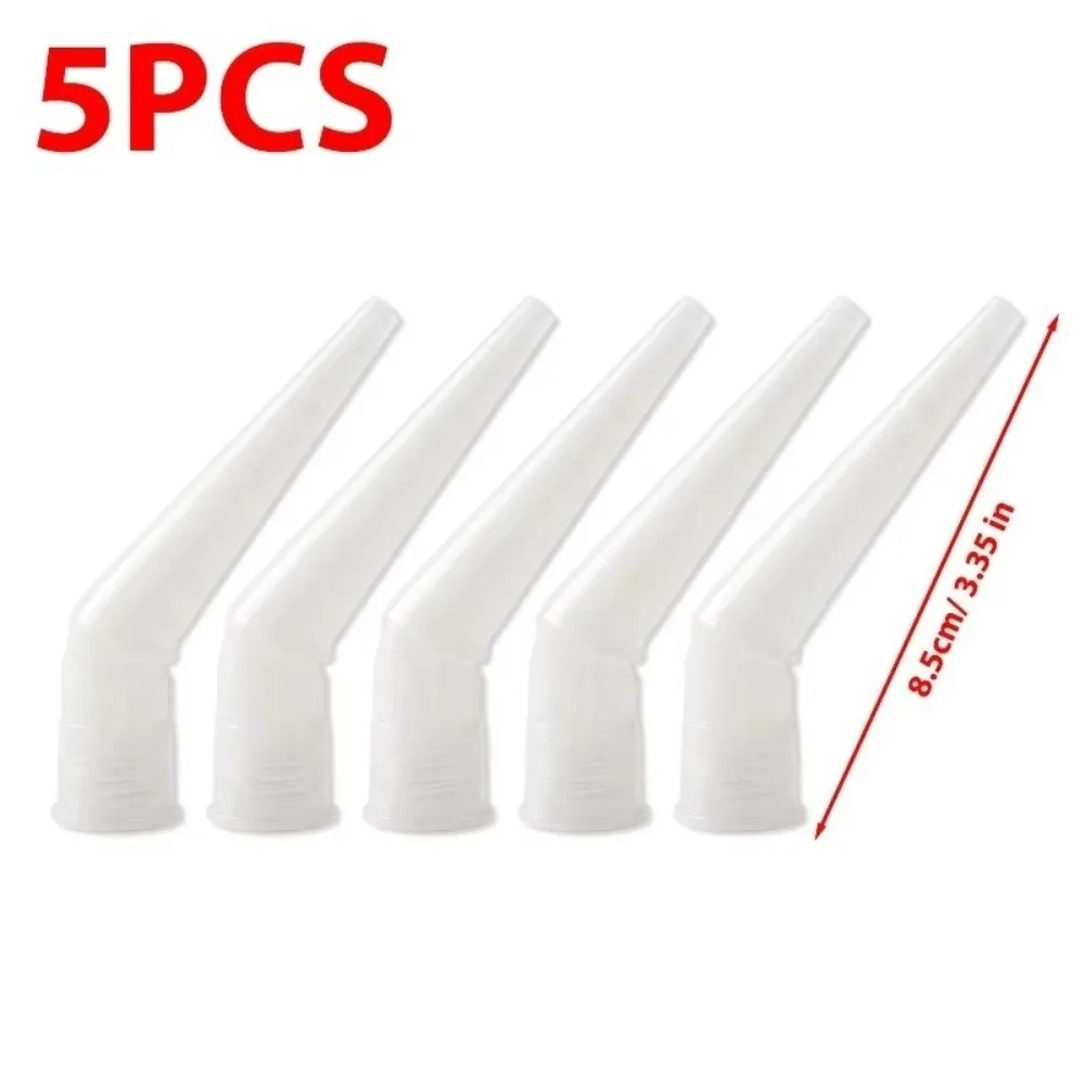 High Quality Standard Fit Nozzle Tips White Tips Durable Sealant Applicator Tips Versatile Plastic Caulk Nozzles Sealing Gaps