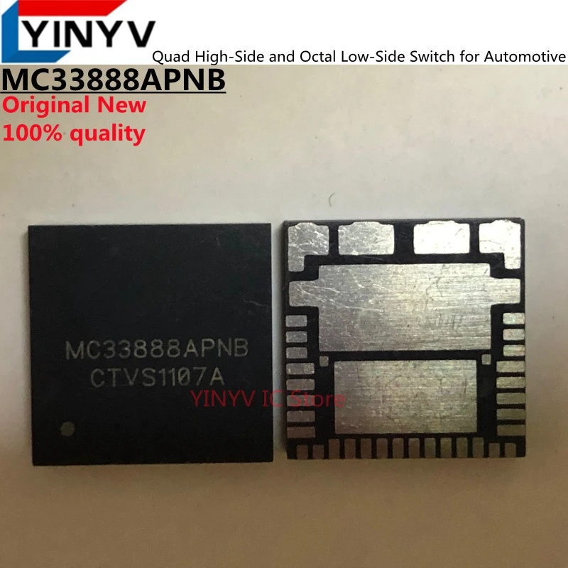 

5Pcs MC33888APNB MC33888A MC33888 Quad High-Side and Octal Low-Side Switch for Automotive Chipset Original New 100% quality