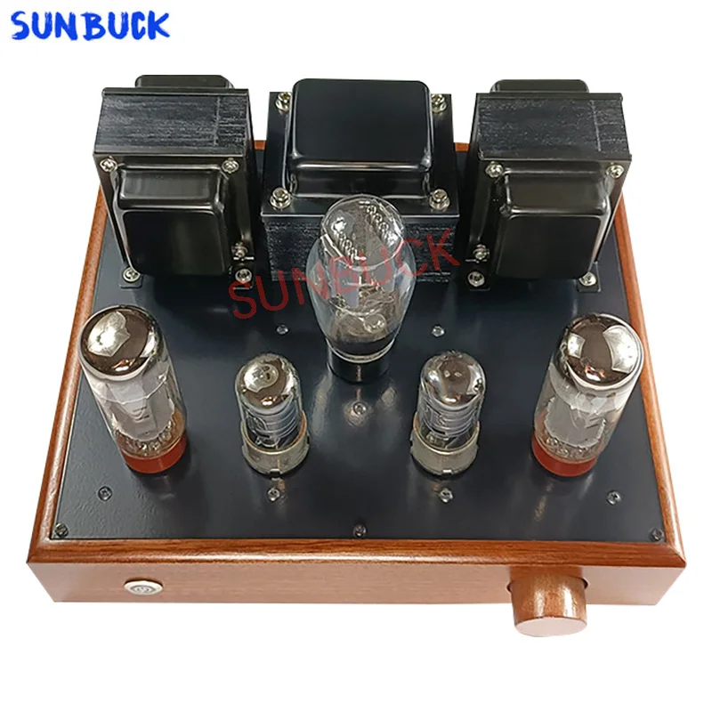 SUNBUCK 6J8P push EL34 6P3P 6L6 KT66 single-ended Tube Amplifier 2 stereo 8W HIFI Vacuum Tube Amplifier Audio