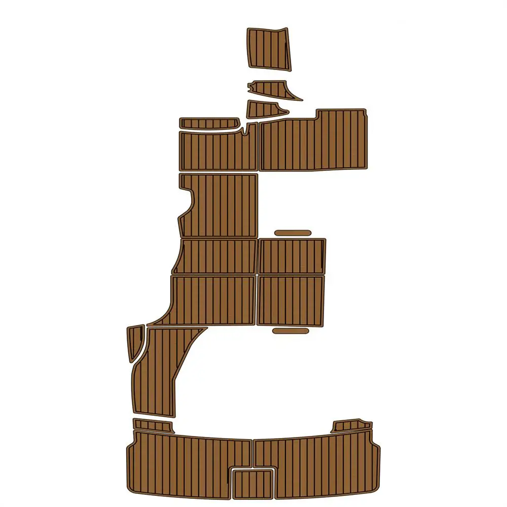

STLF Formula 400 SS Swim Platform Cockpit Pad Boat EVA Foam Faux Teak Deck Floor Mat Seadek MarineMat Gatorstep Style Self Adhes