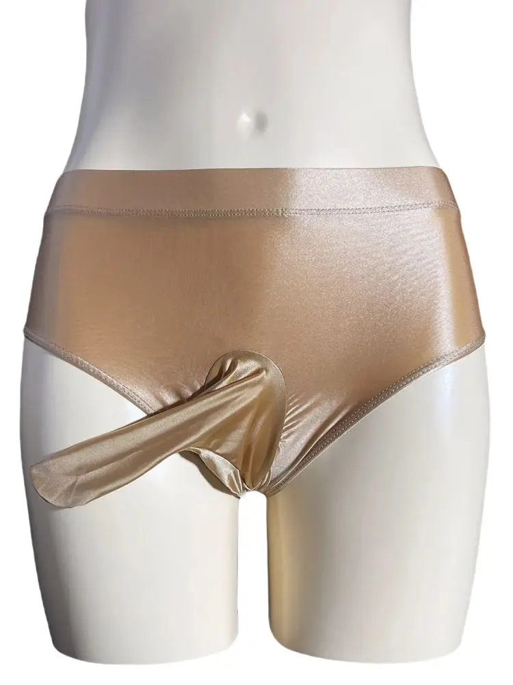 M-XXL Glossy Shiny Penis Sheath Men Bikini Briefs Jockstrap Sexy Underwear Calzoncillos Ropa Tights Interior Slips Drawer Trunks