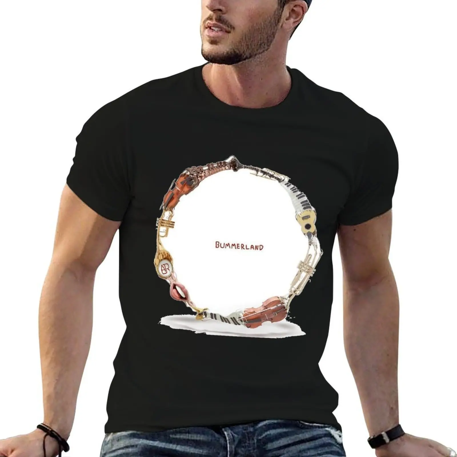 

Bummerland AJR T-Shirt man t shirts graphic man t shirts for men t shirts for man cotton funny T-Shirt