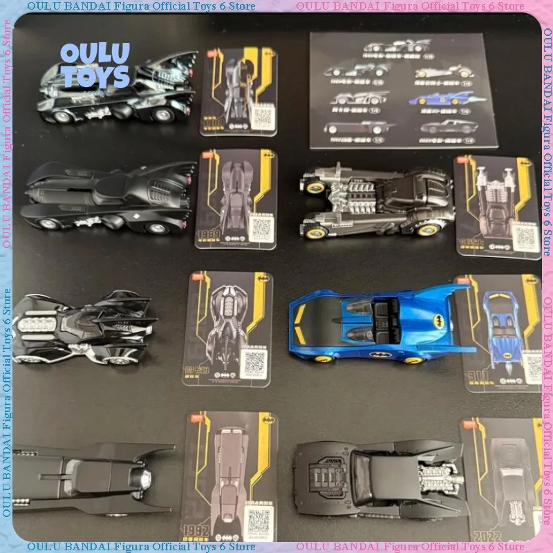 Blokees E01 Gotham Speed Shadow Batmobile, Carro de Blocos de Montar, Brinquedo Colecionável do Batman da DC, Figura para Exibição em Mesa