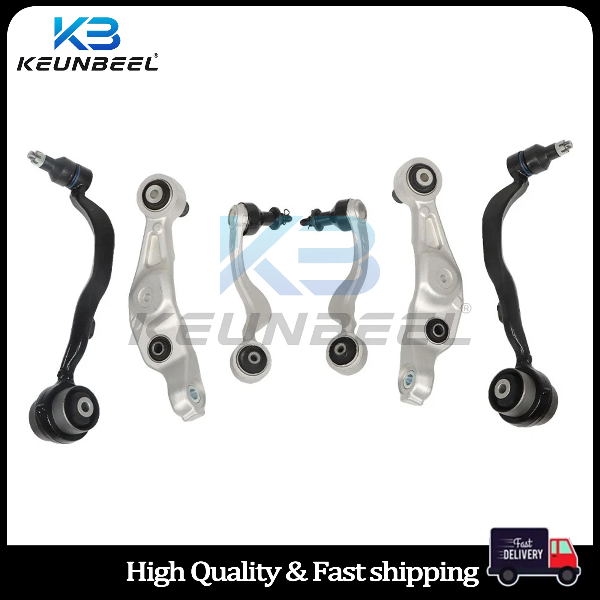 Front Upper Lower Control Arms For 2007-2017 Lexus LS460 4863059085 4863059095 4863059125 4863059135 4864050070 4864059015