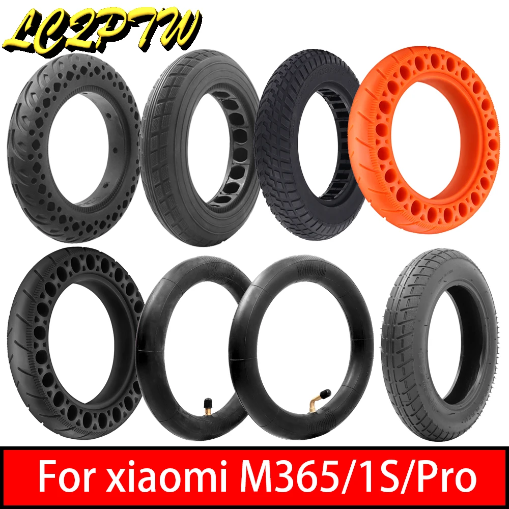 For Xiaomi Mijia M365 Electric Scooter Shock Absorber Damping Tyre For M365 Pro Scooter Explosion-Proof Solid Tire 9.5/10 Inch