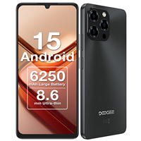 Global Version DOOGEE Note 58 Android 15 Smartphone 8GB RAM+128GB ROM 6.75\