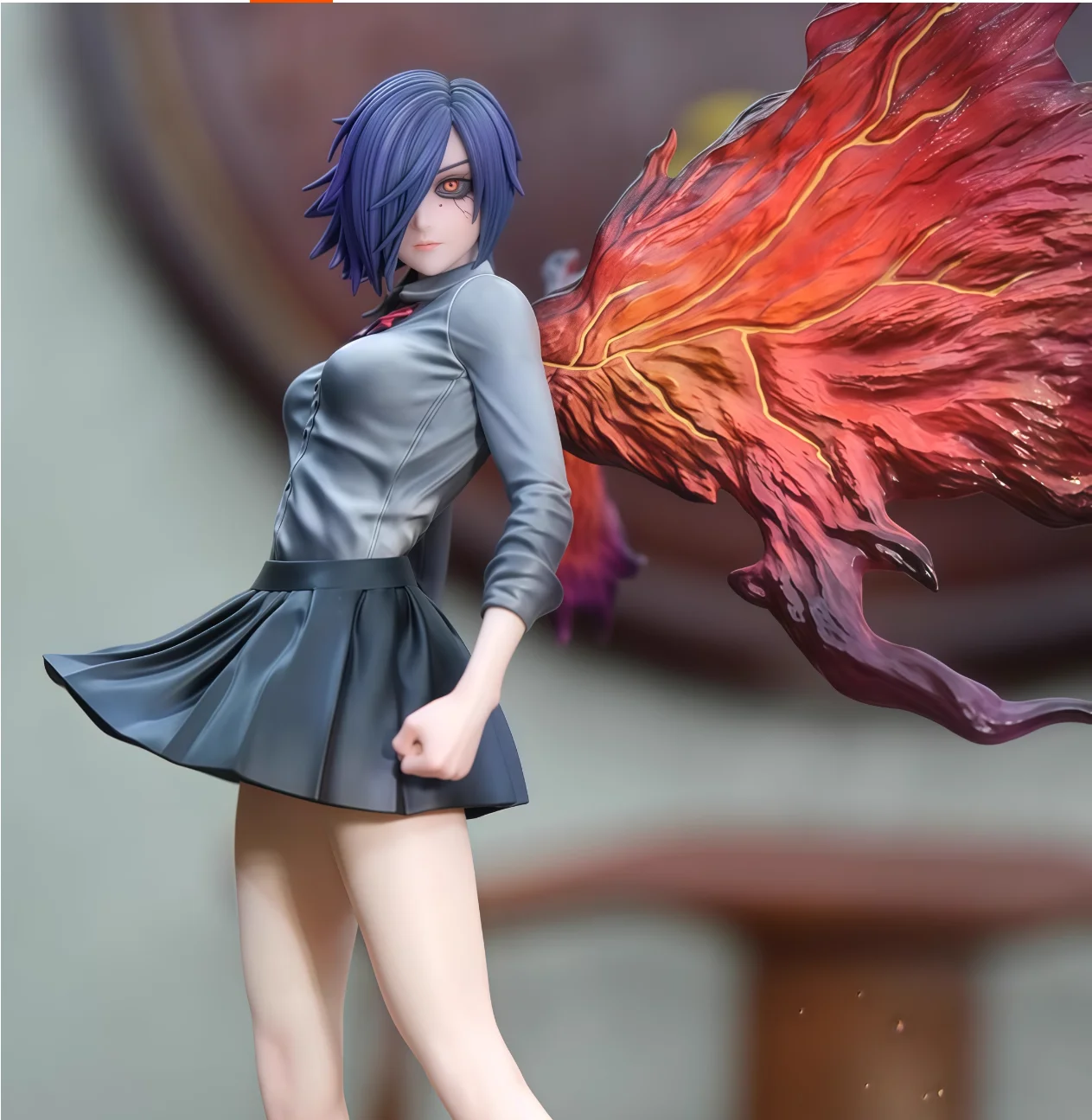 

Новая фигурка Тоука Киришима из аниме «Токийский гуль», статуэтка из ПВХ, настольное украшение, коллекционная модель, игрушка, подарок на Хэллоуин