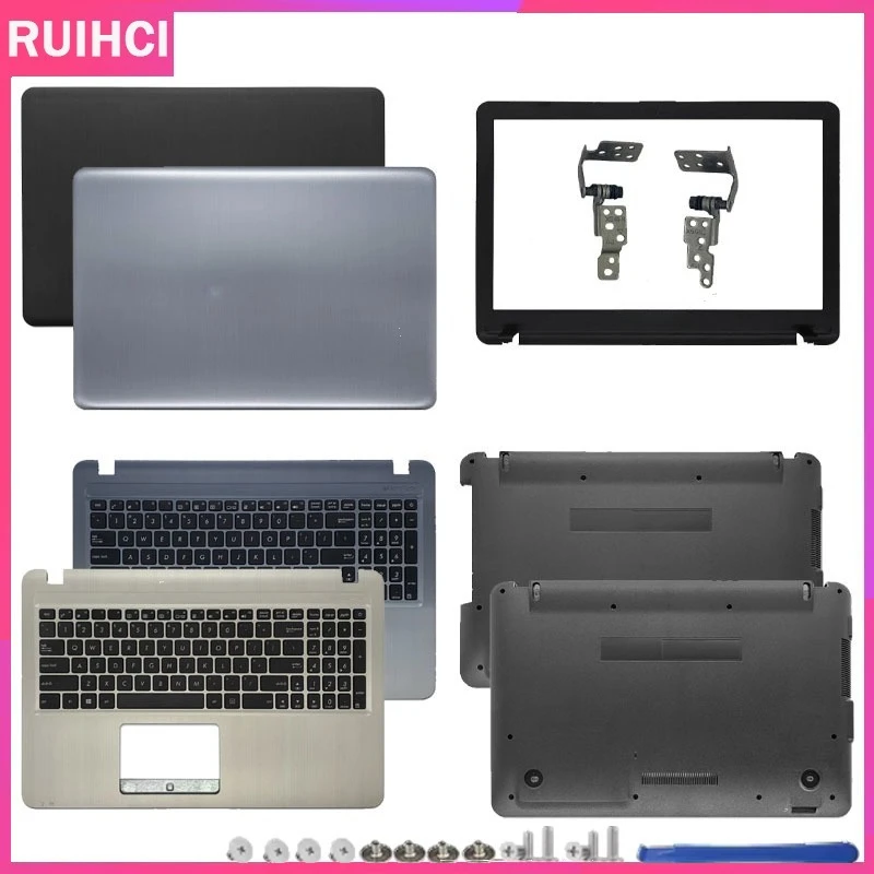 

New Laptop For A541 F541U R541U VM592U X541 LCD Back Cover/Bezel/Palmrest Keyboard/Bottom Case Housing Touchpad