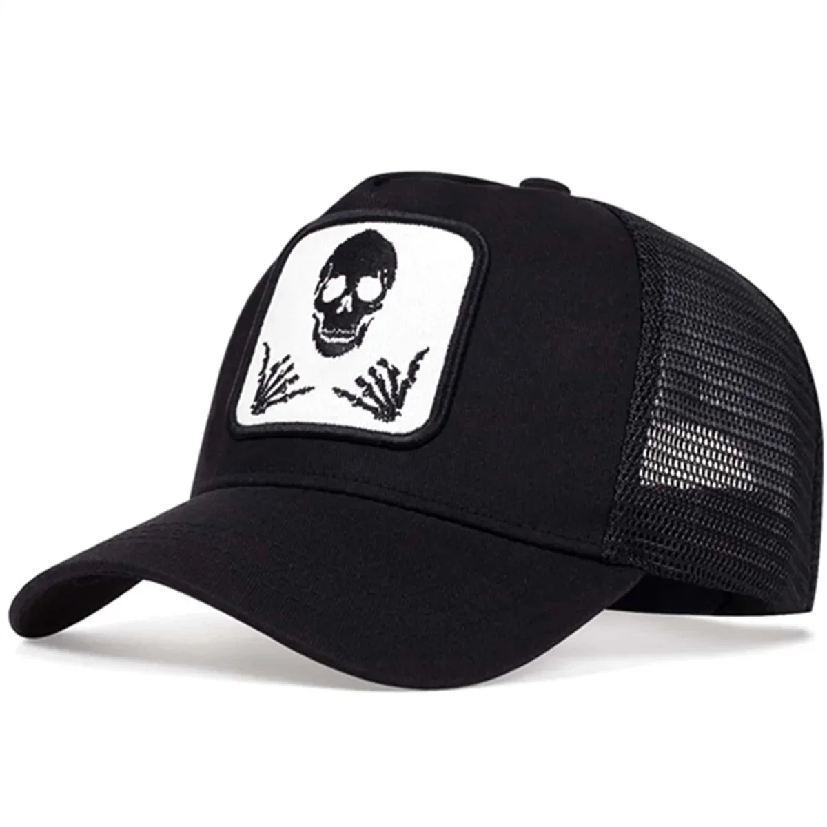 Unisex Personality Embroidery Baseball Net Caps Spring Summer Outdoor Sunscreen Hat Adjustable Casual Trucker Hats