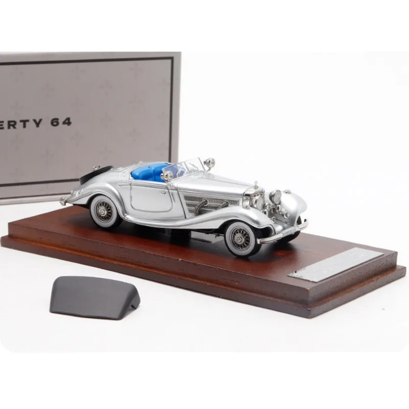 Liberty 1:64 Vintage Car Mercedes-Benz Open-top 500K Classic Model AlloyAutomotive Model Simulation Static Display Piece.