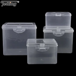 Translucent Storage Box With Lid For Jewelry Stationery Headwear Rectangular Collection Case Multipurpose Home Organizer Box