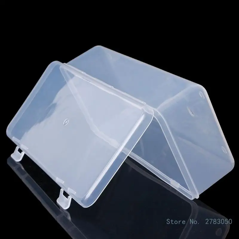 Rectangular Plastic Clear Storage Box Jewelry Container Case Bead Case 23.4*9.9*5.6cm/24.8*7.6*4.6cm