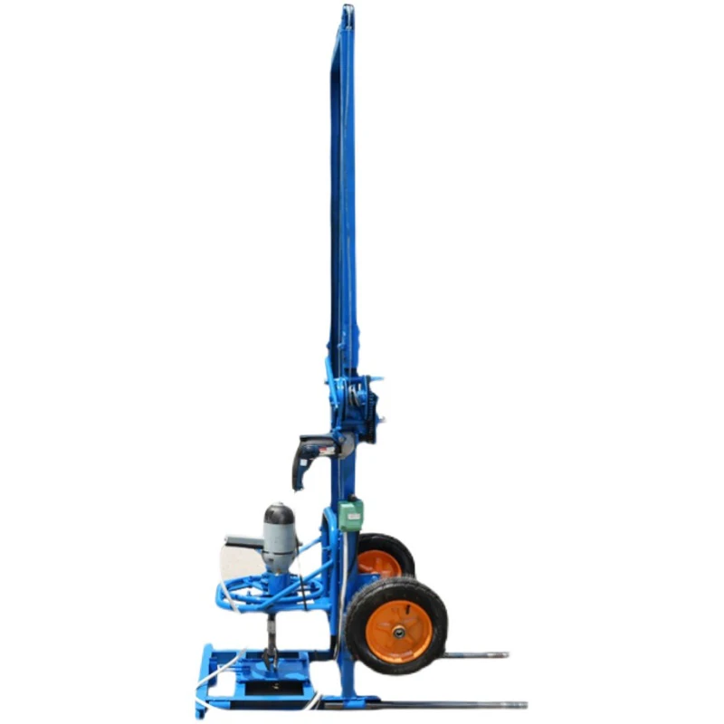 Household 2000W small well drilling machine agricultural 3 dimensional saw rack drilling equipment 30M/40M/50M