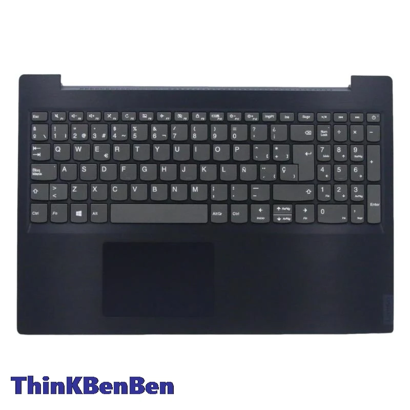 

ES Spanish Blue Keyboard Upper Case Palmrest Shell Cover For Lenovo Ideapad L340 15 15IWL 15API 5CB0S16588