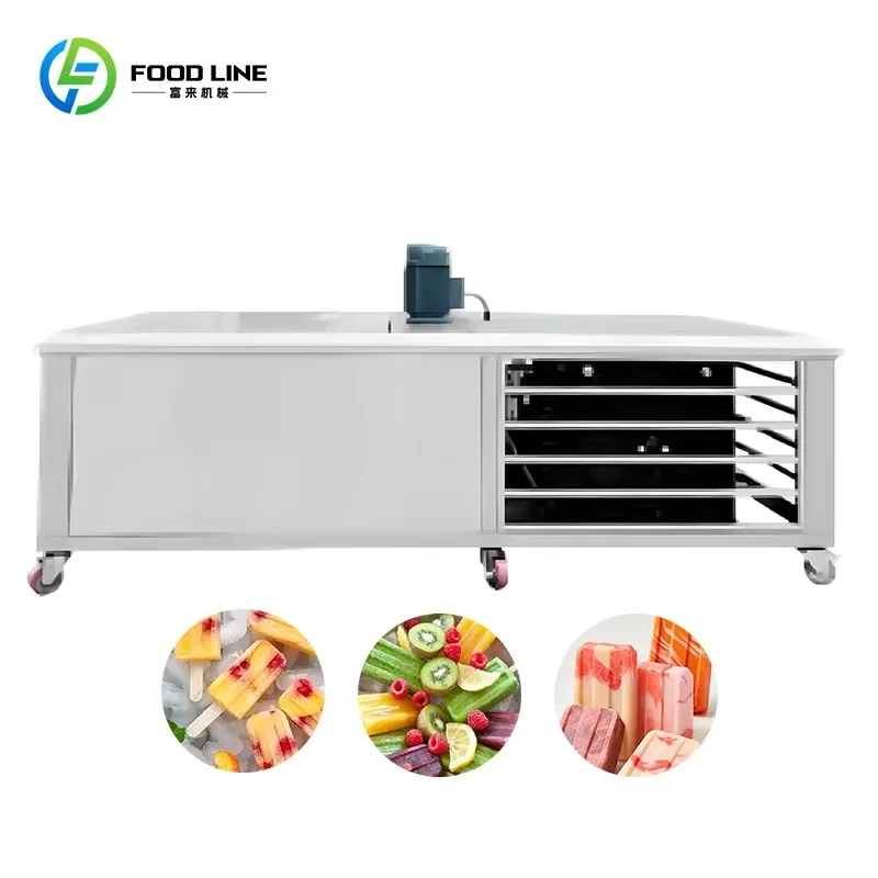Commercial Grade Ice Pop Machine with Multi Mold Design, Easy Cleaning Structure for Popsicle, Frozen Treat Production,Ice Cream