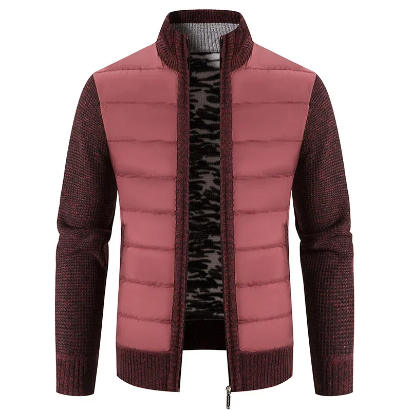 

New Winter Men Cardigans Sweatercoats Good Quality Male Stand-up Collar Casual Cardigans Sweaters Jackets Slim Sweaters Size 3XL