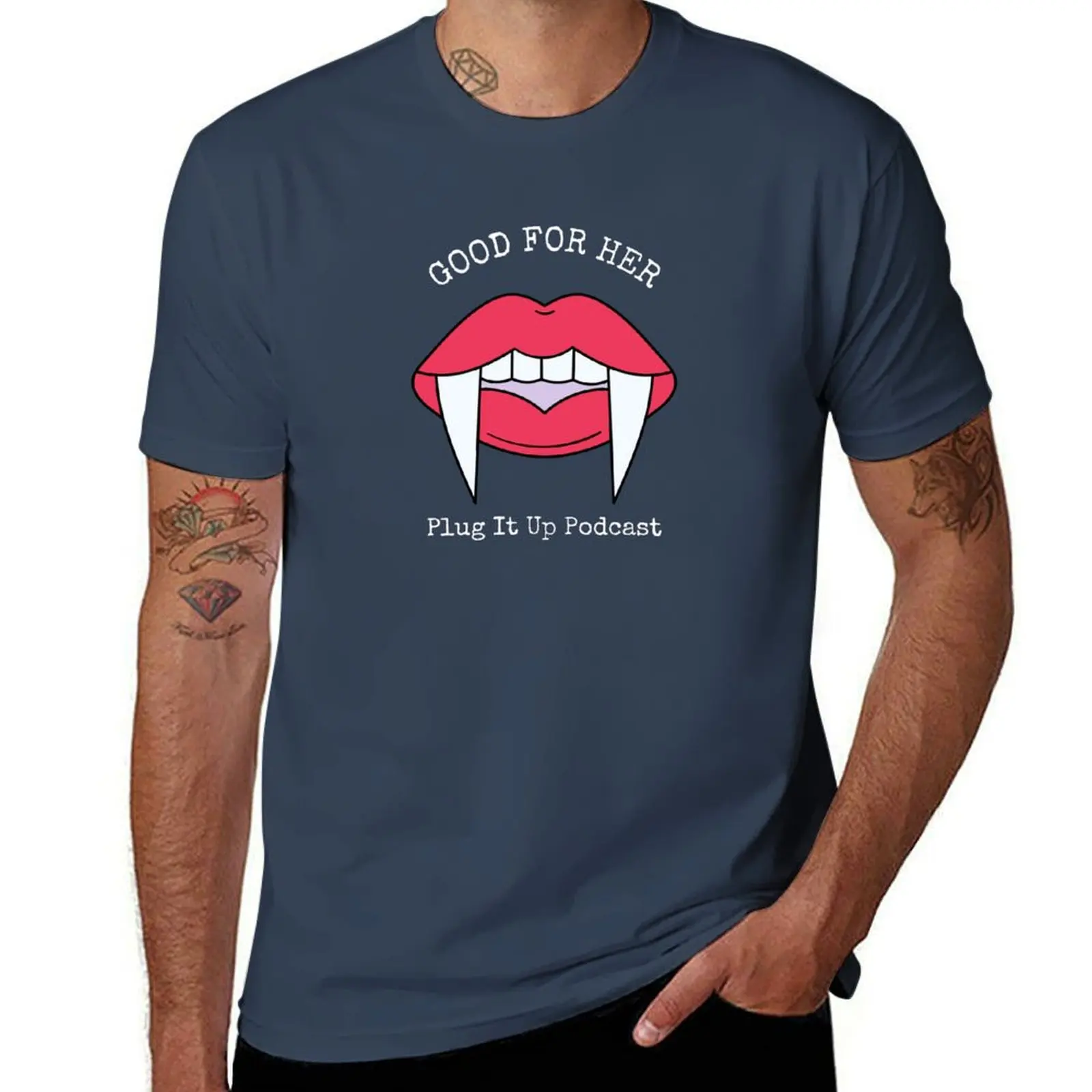 

Plug It Up - Teeth T-Shirt g man t shirts for men t shirts for man graphic funny t shirts for man cotton soft T-Shirt
