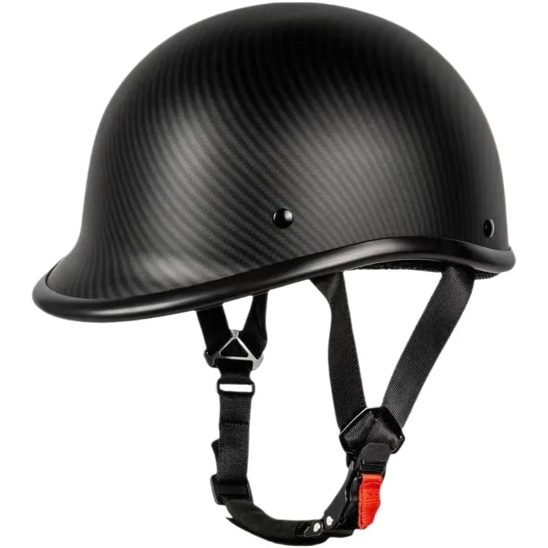 Hot Motorbike Riding Helmet Classic Retro Safe and Comfortable Exposed Face Helmet Suitable for Outdoor Scooters and Motorcycles