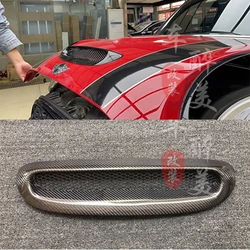 Forged carbon and Carbon Fiber Engine Hood Air Inlet Grill Cover for Mini Cooper F54 F55 F56 F57 Auto Parts