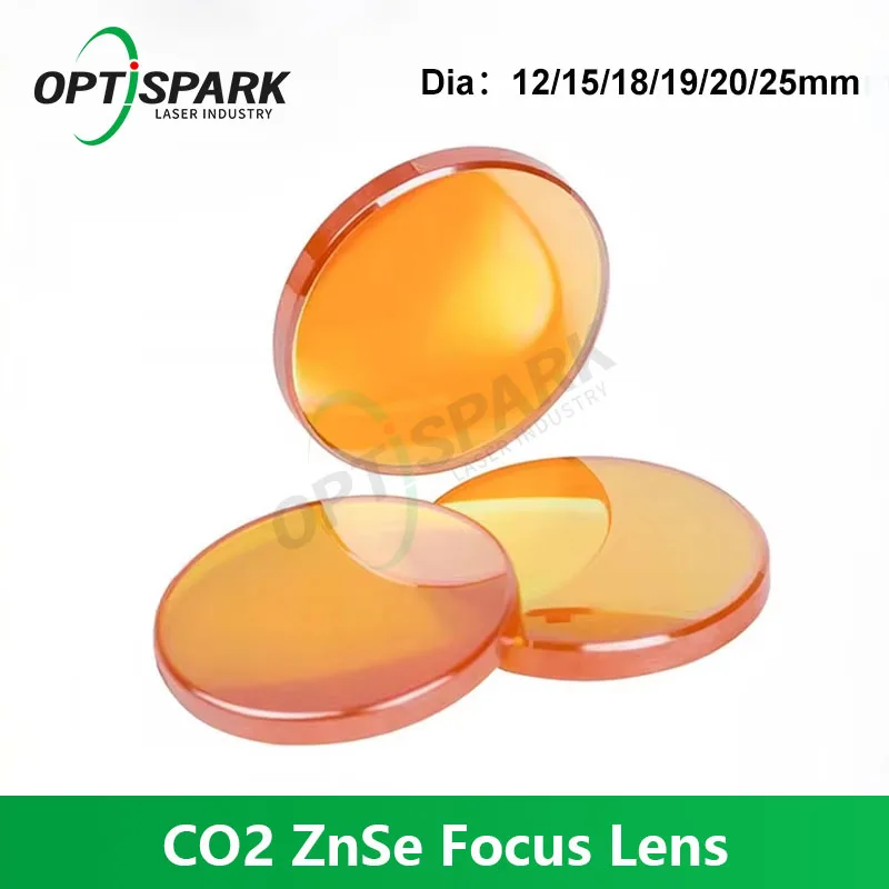 China CO2 ZnSe Fokuslinse Durchmesser 12mm 18mm 19,05mm 20mm FL 38,1 50,8 63,5 76,2 101,6mm für CO2-Laser-Gravur- und Schneidemaschinen – Detail 2