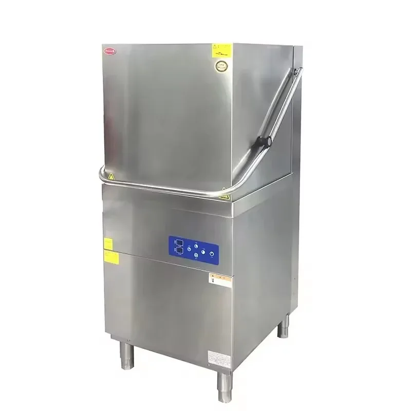 Commercial Countertop Dishwasher Digital Automatic Hood Type Sterilizationc Industrial Restaurant Canteen Dish Washing Machine