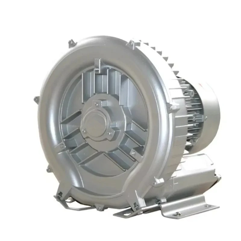 2.2kW Aluminum Alloy Vortex Ring Blower, High Pressure Industrial Air Blower Fan