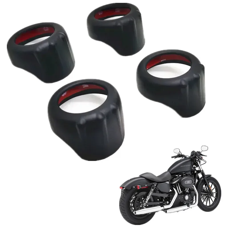 For Harley Sportster Dyna FX XL XL883 XL1200 X48 72 Motorcycle Accessories Front Rear Turn signal Guard Cover Lampshade XL 883